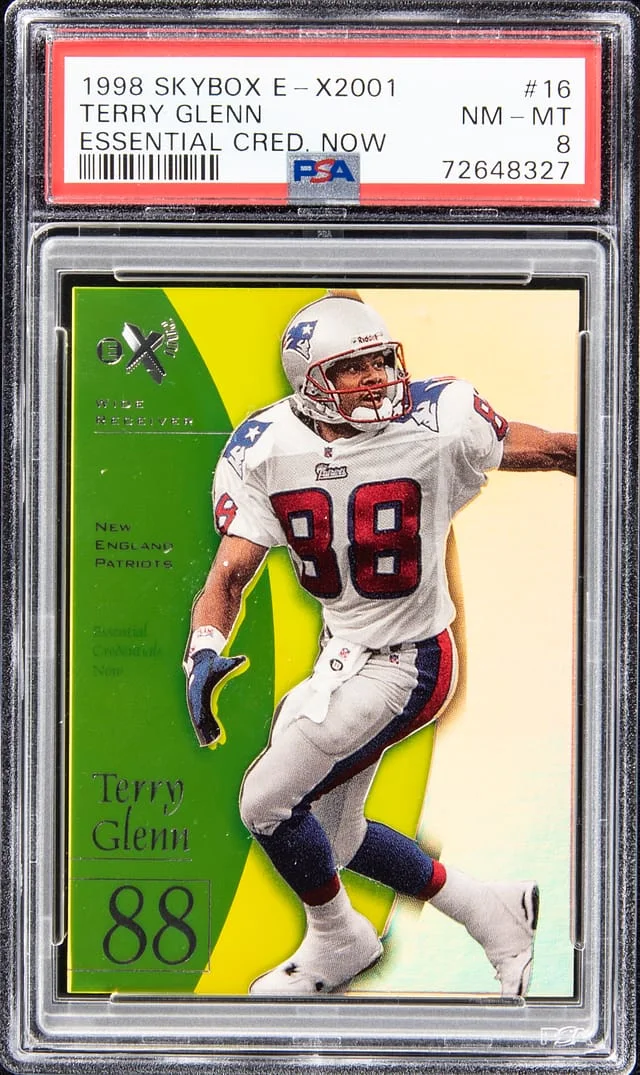 1998 SkyBox Terry Glenn E-X2001 Essential Credentials Now #16 card image