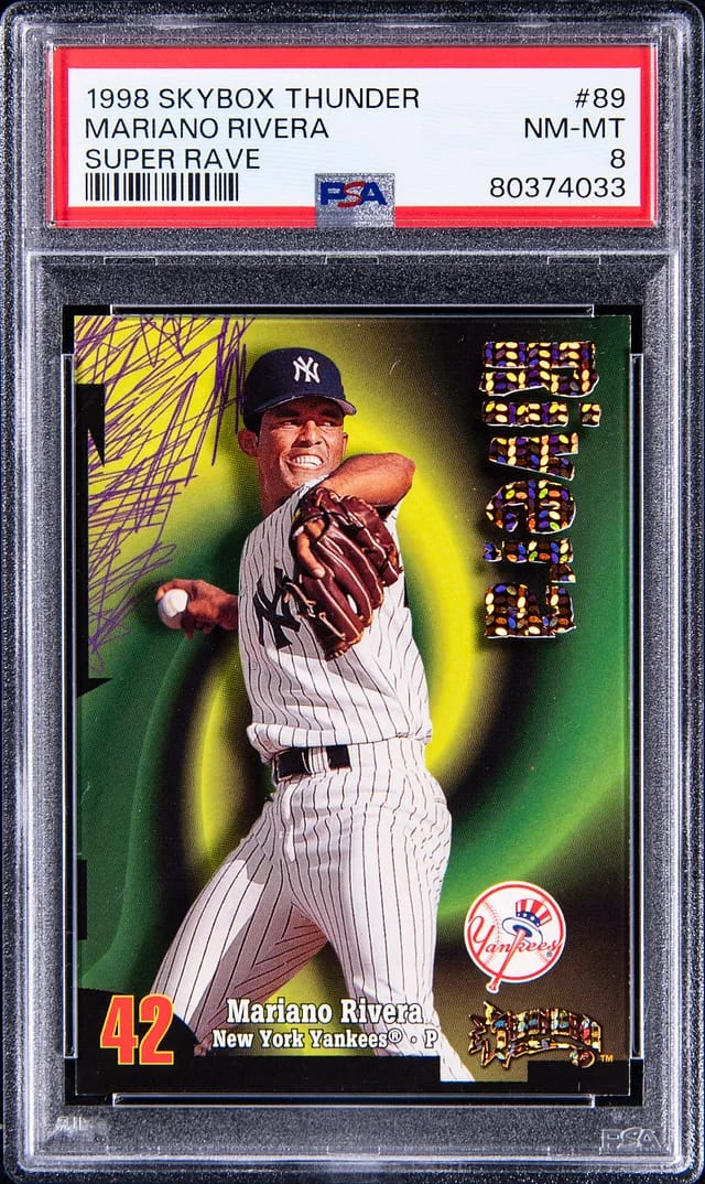 1998 SkyBox Thunder Mariano Rivera Super Rave #89 card image