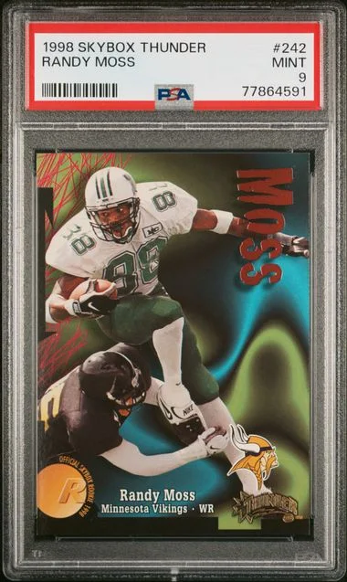 1998 SkyBox Thunder Randy Moss #242 card image