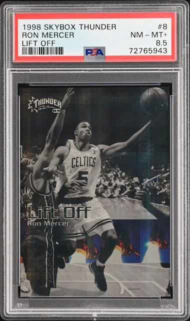 1998 SkyBox Thunder Ron Mercer Lift Off #8 card image
