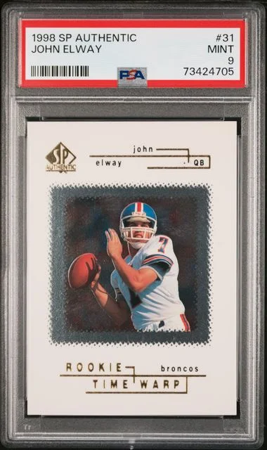 1998 SP Authentic John Elway #31 card image