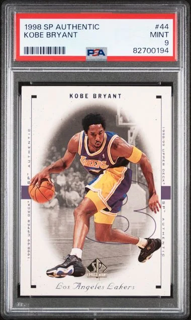 1998 SP Authentic Kobe Bryant #44 card image