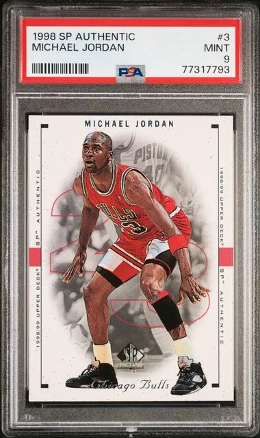 1998 SP Authentic Michael Jordan #3 card image