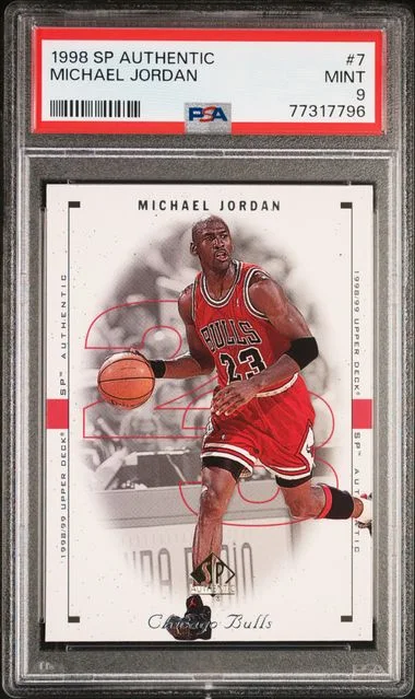 1998 SP Authentic Michael Jordan #7 card image