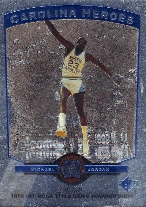 1998 SP Top Prospects Michael Jordan Carolina Heroes #H1 card image