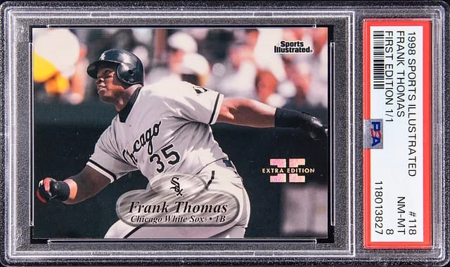 1998 Sports Illustrated First Edition Frank Thomas #118 card image