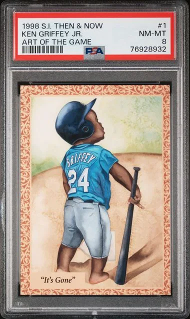 1998 Sports Illustrated Then & Now Art Of The Game Ken Griffey Jr. #1 card image