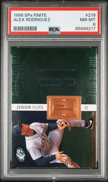 1998 SPx Alex Rodriguez Finite #219 card image