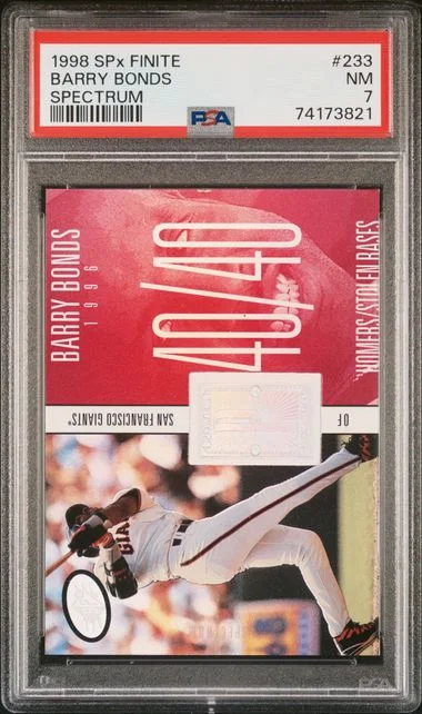 1998 SPx Barry Bonds Finite #233 card image