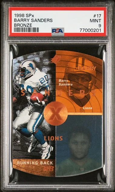 1998 SPx Barry Sanders #17 card image