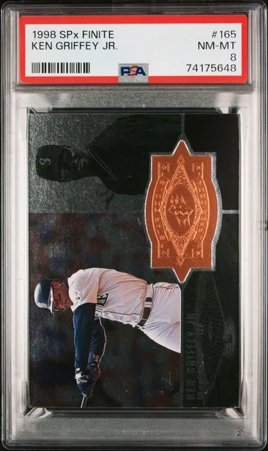 1998 SPx Ken Griffey Jr. Finite #165 card image
