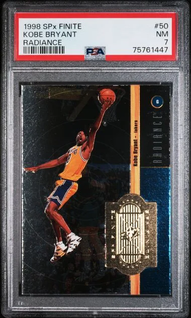 1998 SPx Kobe Bryant Finite Radiance #50 card image