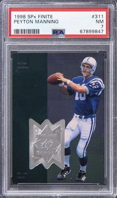 1998 SPx Peyton Manning Finite #311 card image