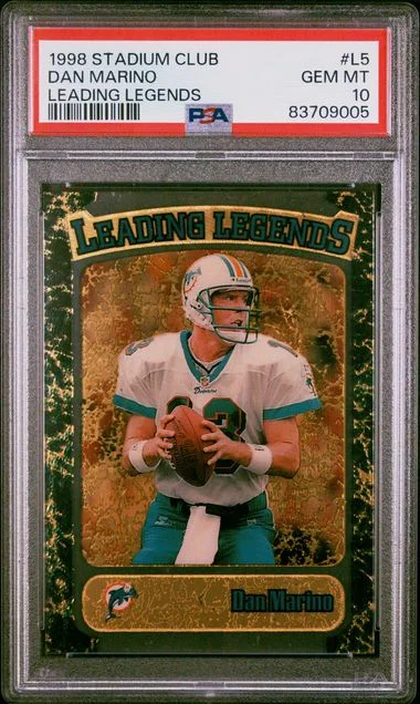 1998 Stadium Club Dan Marino Leading Legends #L5 card image