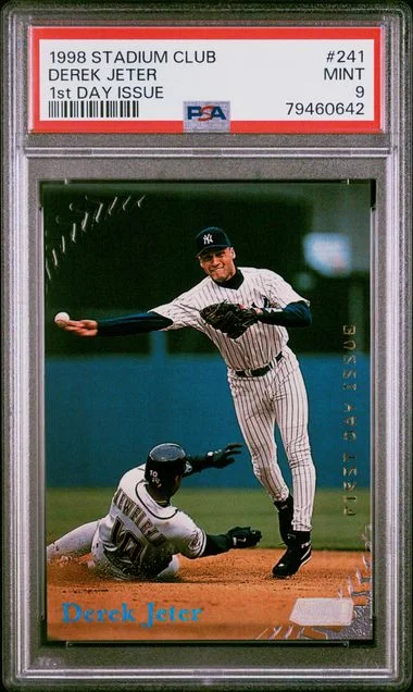 1998 Stadium Club Derek Jeter 1st Day Issue 1st Day Issue #241 card image