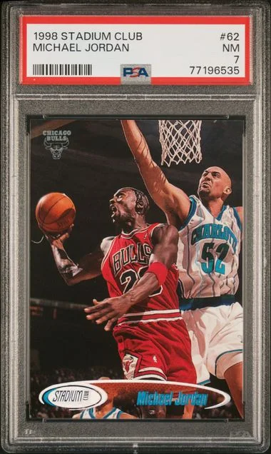 1998 Stadium Club Michael Jordan #62 card image