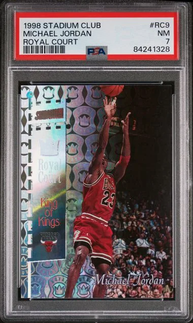 1998 Stadium Club Michael Jordan Royal Court #RC9 card image