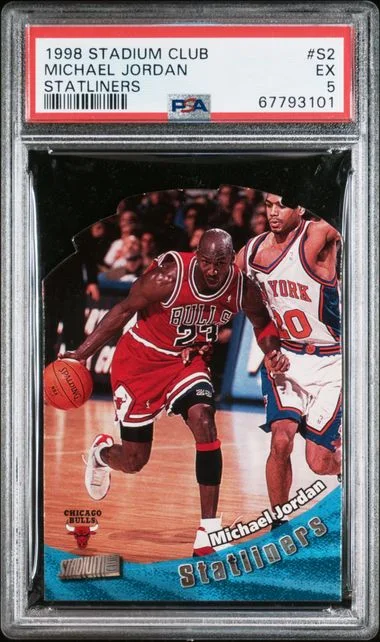 1998 Stadium Club Michael Jordan Statliners #S2 card image