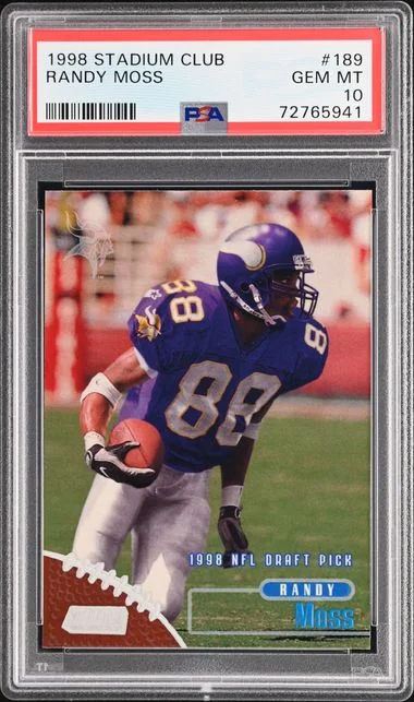 1998 Stadium Club Randy Moss #189 card image