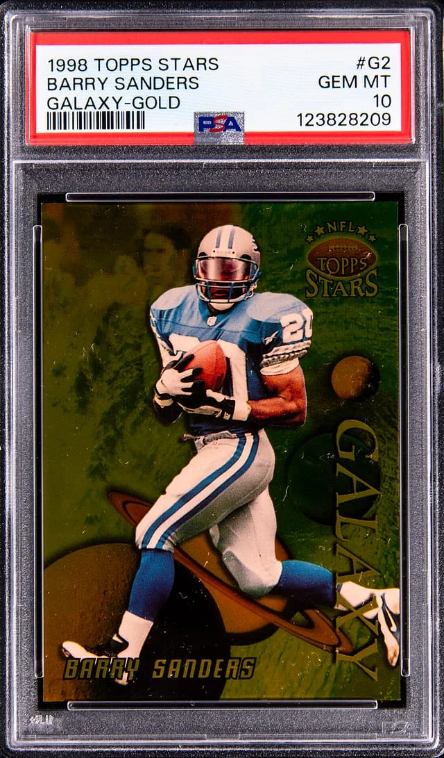 1998 Topps Barry Sanders Stars Galaxy Gold #G2 card image
