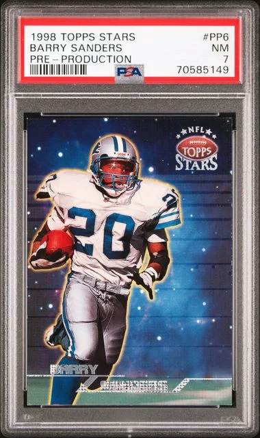 1998 Topps Barry Sanders Stars Pre-Production #PP6 card image