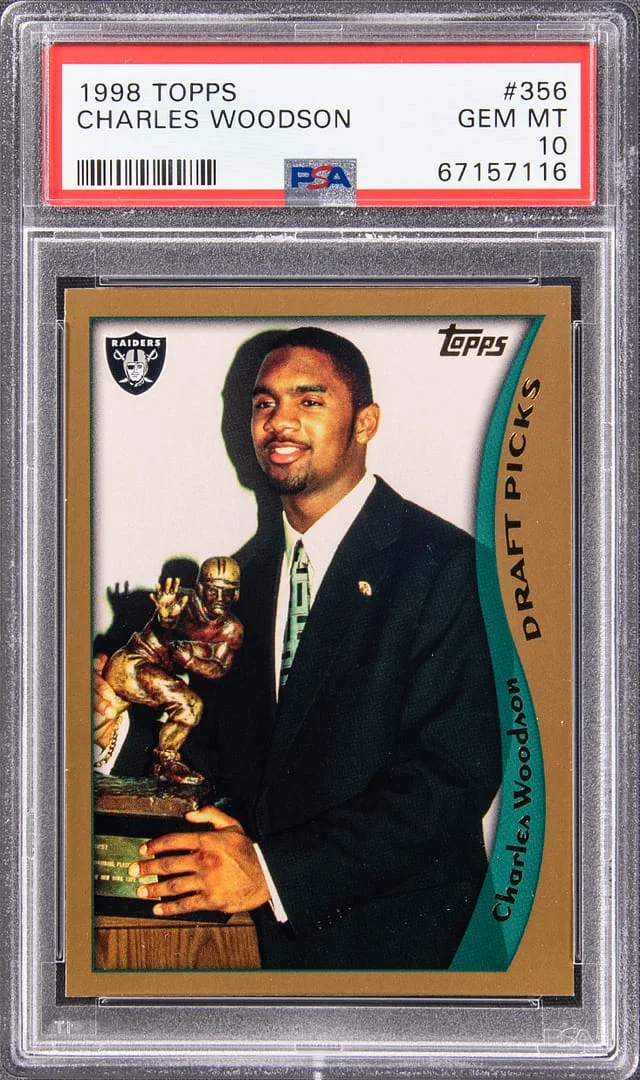 1998 Topps Charles Woodson #356 card image