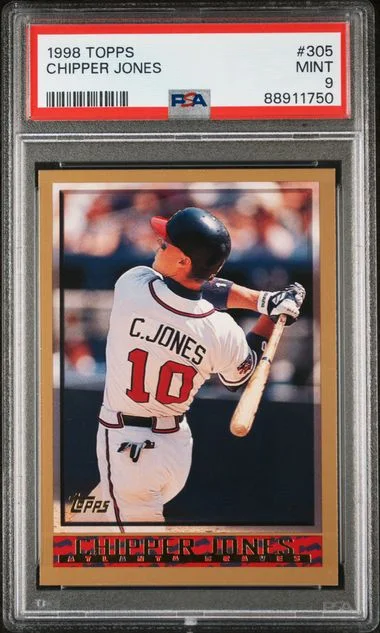 1998 Topps Chipper Jones #305 card image