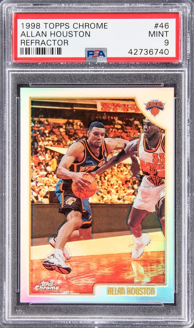 1998 Topps Chrome Allan Houston Refractor #46 card image