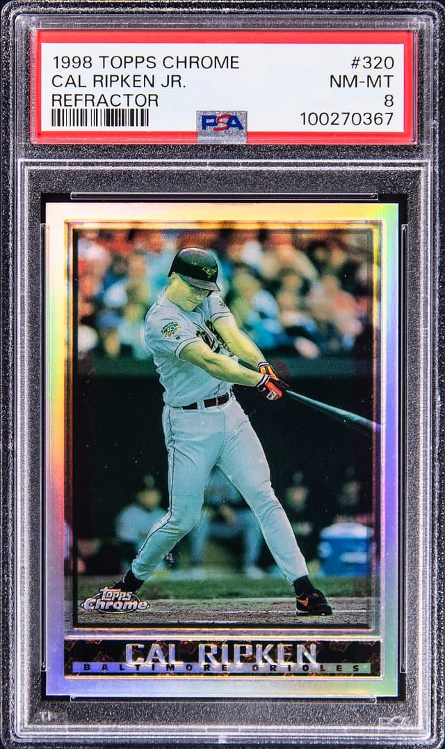 1998 Topps Chrome Cal Ripken Jr. Refractor #320 card image