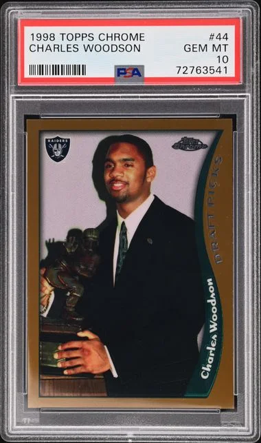 1998 Topps Chrome Charles Woodson #44 card image