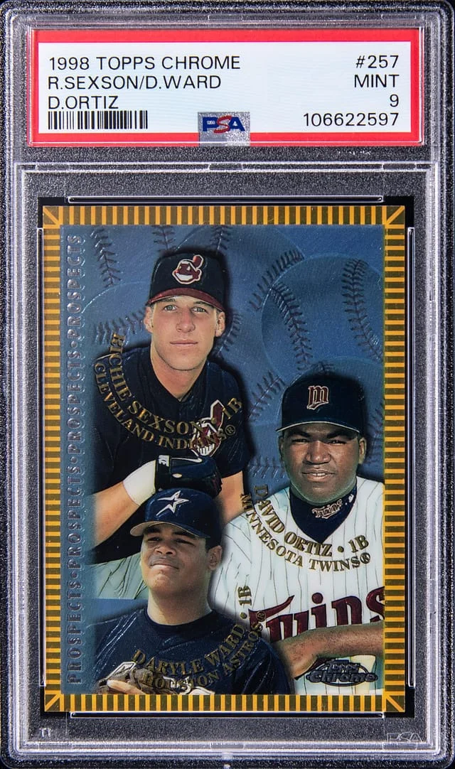 1998 Topps Chrome David Ortiz #257 card image