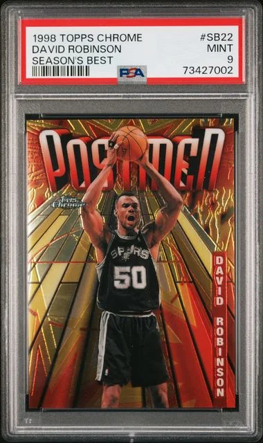 1998 Topps Chrome David Robinson Season'S Best #Sb22 card image