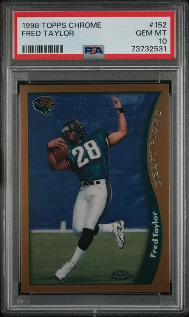 1998 Topps Chrome Fred Taylor #152 card image