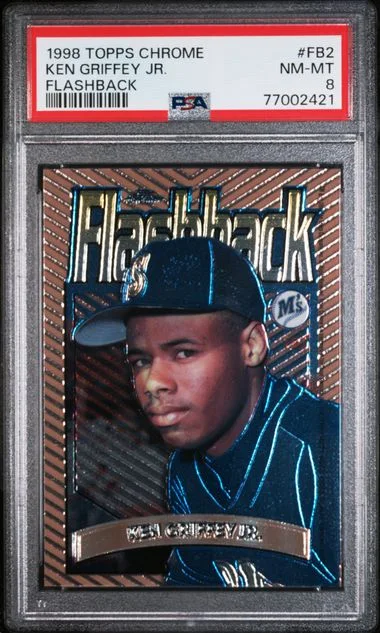 1998 Topps Chrome Ken Griffey Jr. Flashback #FB2 card image