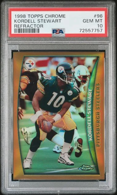 1998 Topps Chrome Kordell Stewart Refractor #96 card image