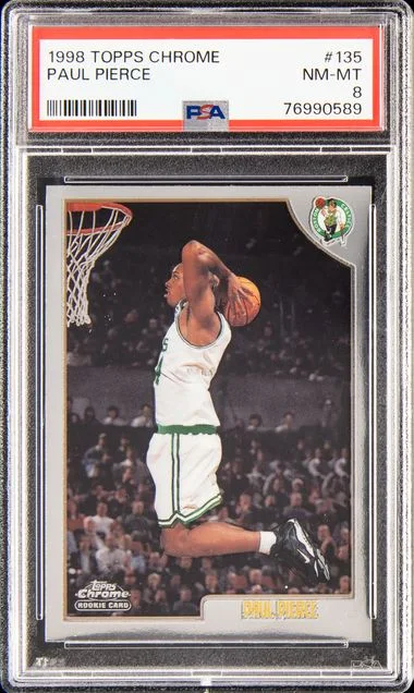 1998 Topps Chrome Paul Pierce #135 card image