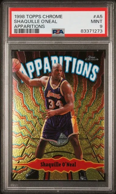 1998 Topps Chrome Shaquille O'Neal Apparitions #A5 card image