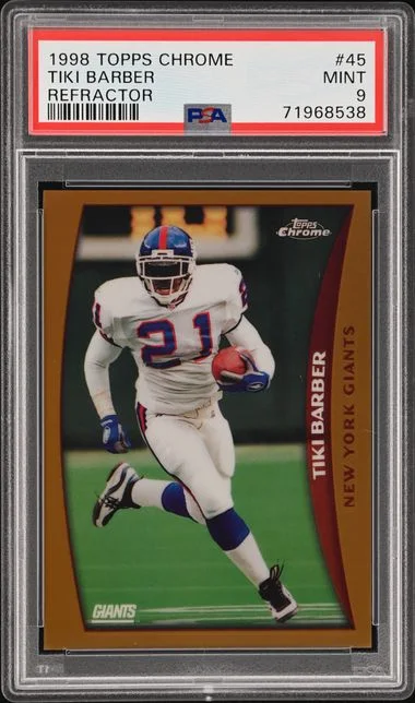1998 Topps Chrome Tiki Barber Refractor #45 card image