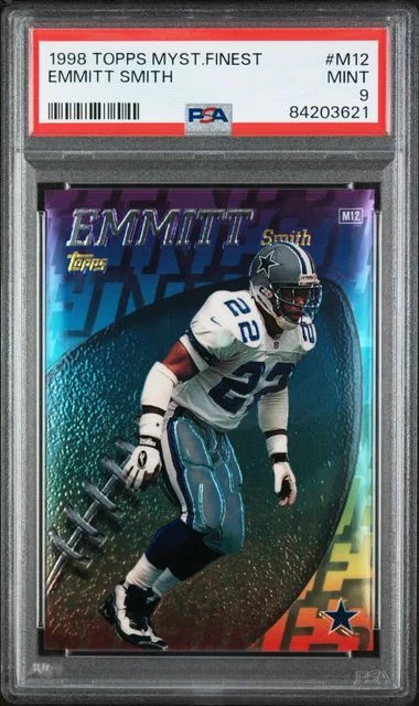 1998 Topps Emmitt Smith Mystery Finest #M12 card image