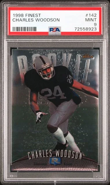1998 Topps Finest Charles Woodson #142 card image