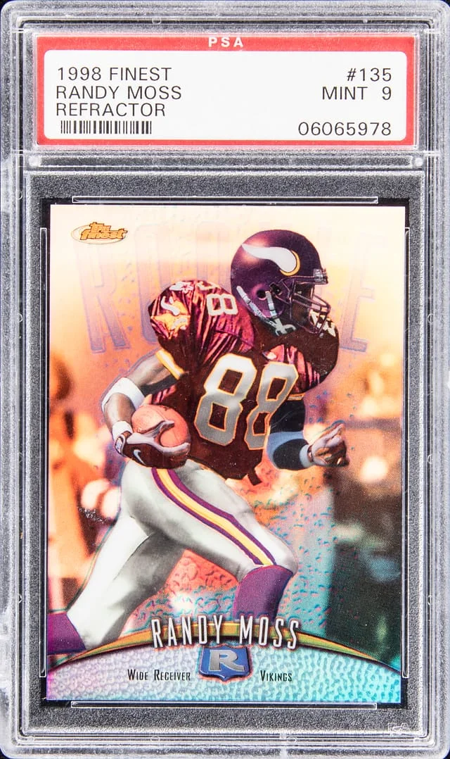 1998 Topps Finest Randy Moss #135 card image