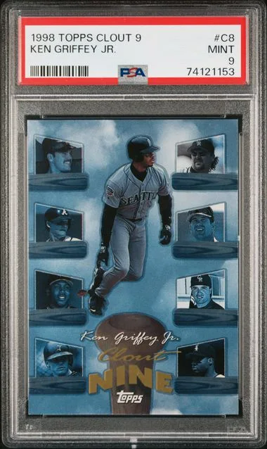 1998 Topps Ken Griffey Jr. Clout 9 #C8 card image