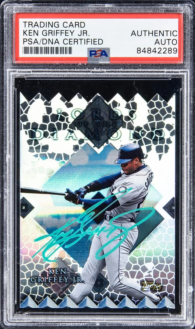 1998 Topps Ken Griffey Jr Lords of the Diamond #LD1 card image