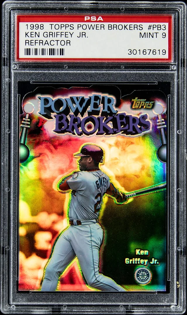 1998 Topps Ken Griffey Jr. Power Brokers Refractor #PB3 card image