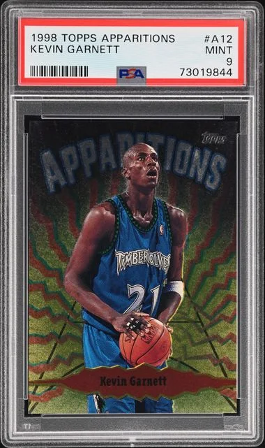 1998 Topps Kevin Garnett Apparitions #A12 card image