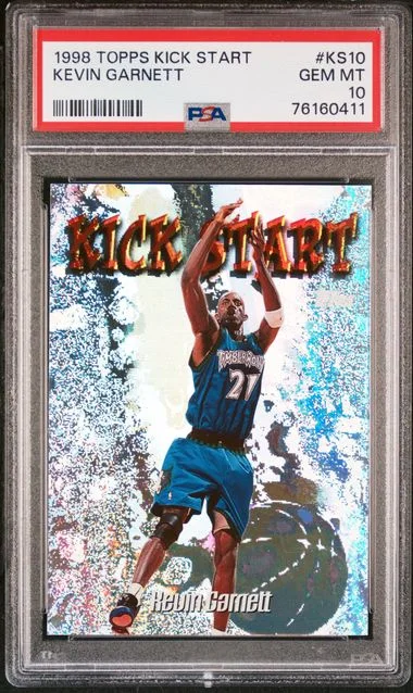 1998 Topps Kevin Garnett Kick Start #Ks10 card image