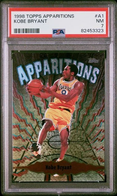 1998 Topps Kobe Bryant Apparitions #A1 card image