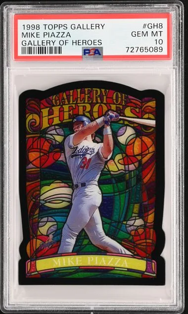 1998 Topps Mike Piazza Gallery of Heroes #GH8 card image