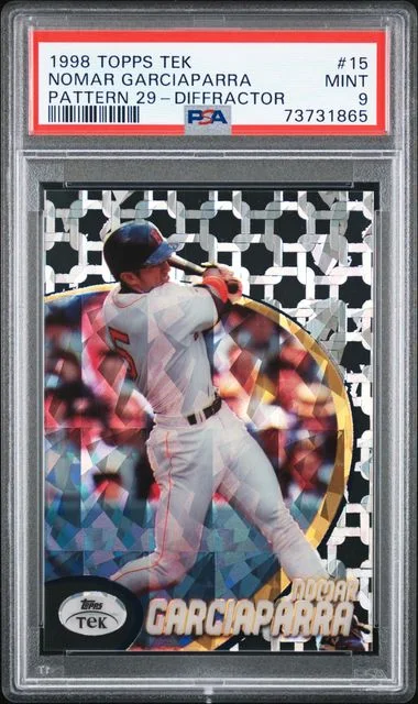 1998 Topps Nomar Garciaparra Tek Pattern 29 Diffractor #15 card image