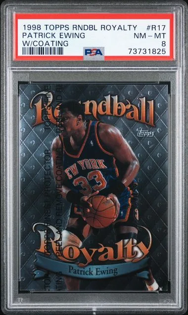 1998 Topps Patrick Ewing Roundball Royalty W/Coating #R17 card image